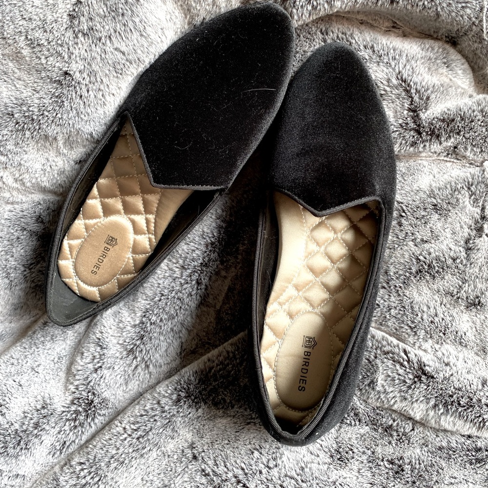 Black suede Birdies